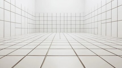 Minimalist Ceramic Tiles with Smooth Surface Design