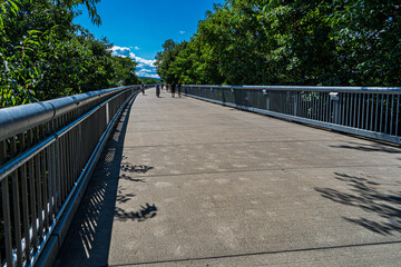 Walkway Over the Hudson State Historic Park in Poughkeepsie, New York