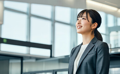 Fototapeta premium 笑顔の女性会社員