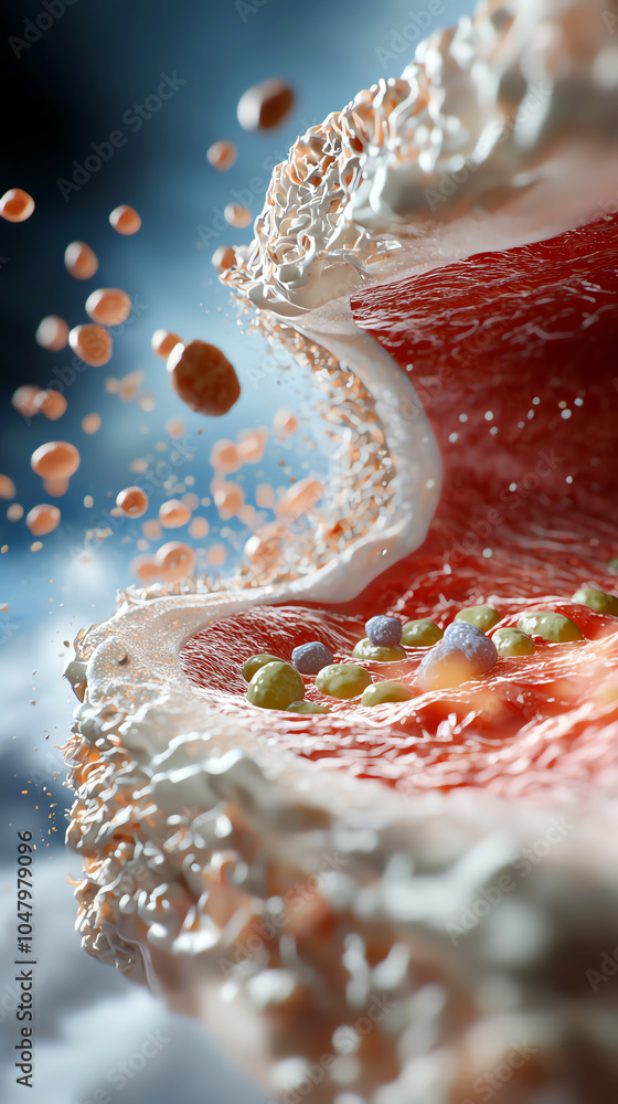 Poster intricate cellular structure revealed a detailed exploration of cellular dynamics and interactions i