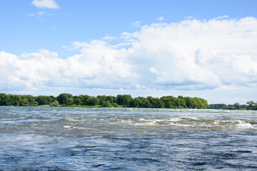 river in summer 