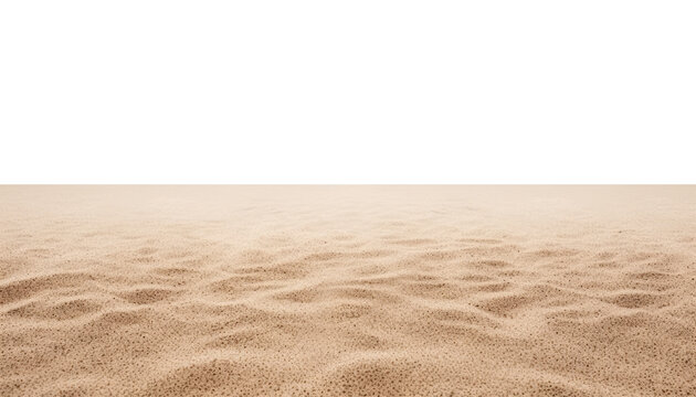 sand dunes in the desert border isolated on transparent background cutout - Powered by Adobe