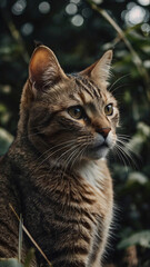 Fototapeta premium portrait of a cat
