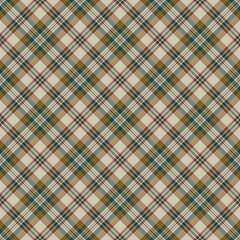 Harvest Time Autumn Plaid Check Seamless Pattern - Cute plaid check repeating pattern design