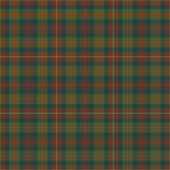Fototapeta premium Harvest Time Autumn Plaid Check Seamless Pattern - Cute plaid check repeating pattern design