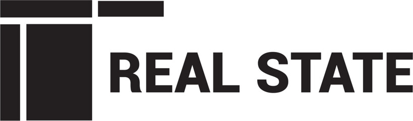 Obraz premium REAL STATE RARE LOGO FOR A COMPANY