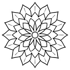 Mandala Design | vector illustration on white background