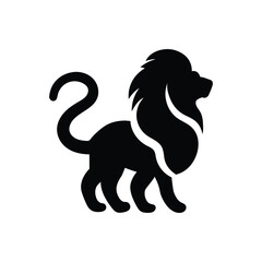 Naklejka premium Lion icon logo design template isolated illustration