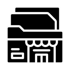 Mall Directory glyph icon
