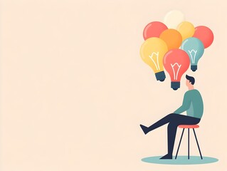 Balancing Creative and Critical Thinking for Developing Innovative Ideas in Flat Design