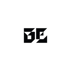 BE monogram logo design letter text name symbol monochrome logotype alphabet character simple logo