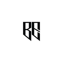 BE monogram logo design letter text name symbol monochrome logotype alphabet character simple logo