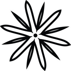 Obraz premium Flower Mandala Art Designs Circular Pattern in Form of Mandala With Flower for Henna, Mehndi, Tattoo, Decoration Decorative Ornament in Ethnic Oriental Style.