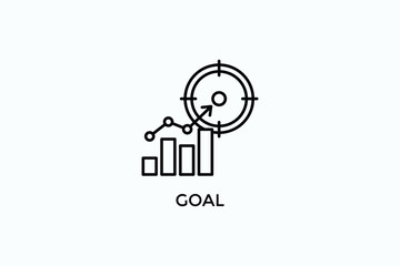 Goal Vector Icon Or Logo Illustration