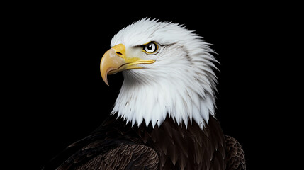 Obraz premium Majestic Bald Eagle, A Symbol of Freedom
