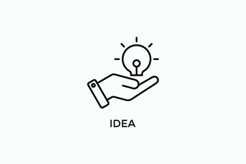 Idea Vector Icon Or Logo Illustration