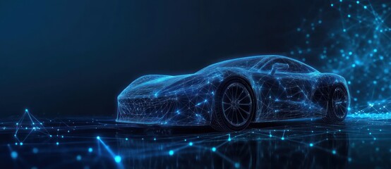 Futuristic Digital Car Design