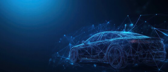 Digital Art Car Abstract