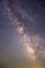 The milky way and starry night