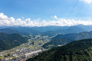 越後湯沢の街並み