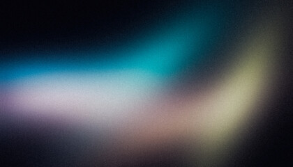 Blue white gray dark glowing grainy gradient background noise texture, Vibrant colors flow, wave shaped poster header banner design copy space