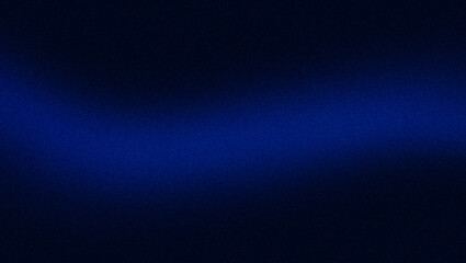 Blue black dark glowing grainy gradient background noise texture, Vibrant colors flow, wave shaped poster header banner design copy space