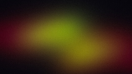 Orange green red dark glowing grainy gradient background noise texture, Vibrant colors flow, wave shaped poster header banner design copy space