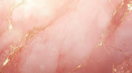 Fototapeta premium Soft pink marble with subtle gold veining and gradients