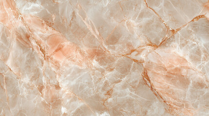 Fototapeta premium Light peach marble texture with natural gold veins