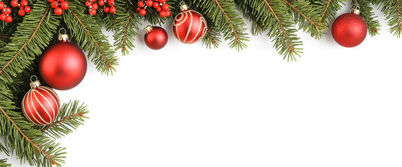 Merry Christmas and happy New Year background gen. AI	
