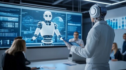 Researchers Present AI Project at Conference