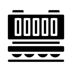Cargo Train glyph icon