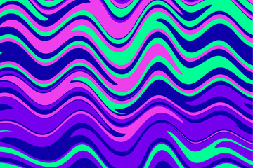 Colorful abstract geometric background with liquid, curve lines and Fluid marble texture vector 