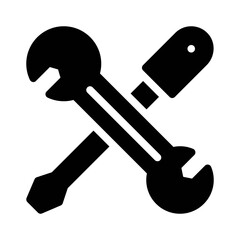 Socket Wrench glyph icon