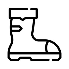 Safety Shoes line icon