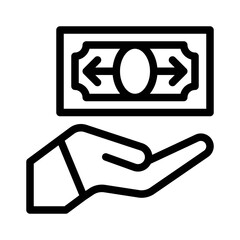 Dividend Payout line icon