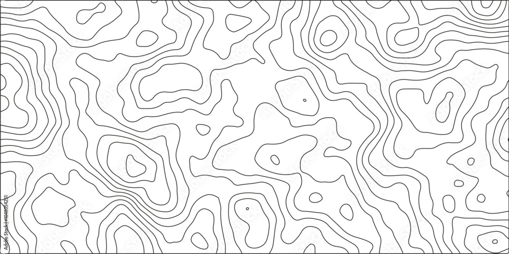 Aufkleber abstract pattern with lines. background of the topographic map. white background with topographic wa