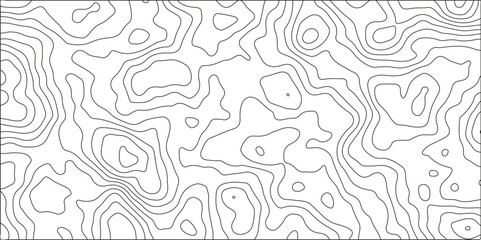 Obraz premium Abstract pattern with lines. Background of the topographic map. White background with topographic wavy pattern design. Vector contour topographic map.