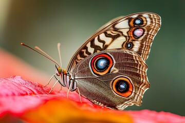 One Monarch Butterfly with generative ai