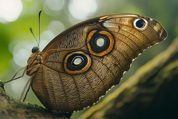 Fototapeta premium One Monarch Butterfly with generative ai