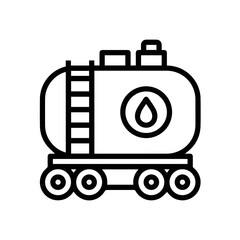 Oil icon symbol vector image Illustration
