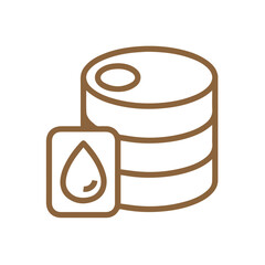 Oil icon symbol vector image Illustration
