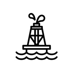 Oil icon symbol vector image Illustration
