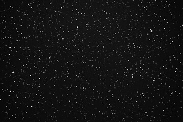  High-Resolution Black Background Texture with White Speckles for Vintage Film Effect and Retro Overlay Designs
