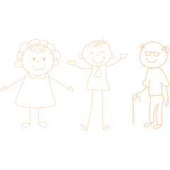 Children Draw Doodle