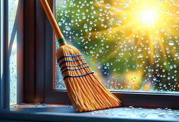 squeegee colorful