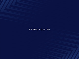 Premium background design with diagonal dark blue stripes pattern. Vector horizontal template for digital lux business banner, contemporary formal invitation, luxury voucher, prestigious gift certific