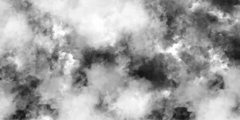 Abstract design with Black and white ink effect water color. Black grey Sky with white cloud , marble texture background Old grunge design. cement wall texture .