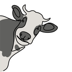 Minimalist One Line Farm Animal vector color Illustrations, Goat, Sheep, Cow, and Camel Vector Designs