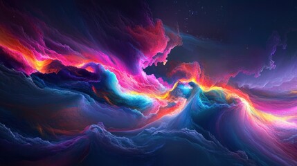 Fototapeta premium AI Generated Art of Magic illustrations planets 